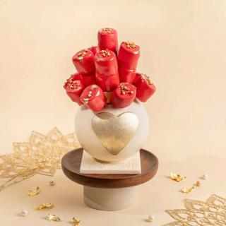 The Crimson Bouquet Chocolate Gift