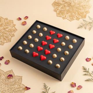 Golden Love Luxury Chocolates Gift Box