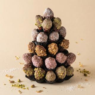 Chocolate Dates Tower Gift Arrangement