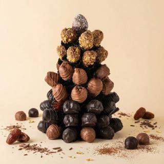 Gourmet Dates Tower Gift Arrangement